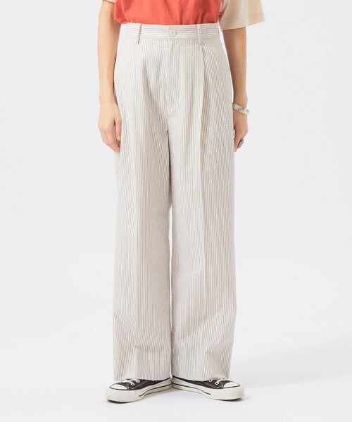 BEAMS BOY（ビームスボーイ）の「シアサッカー スラックス（スラックス・レディース・グレー/ベージュ・1/0/2）」の14枚目の写真