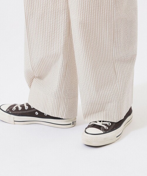 BEAMS BOY（ビームスボーイ）の「シアサッカー スラックス（スラックス・レディース・グレー/ベージュ・1/0/2）」の17枚目の写真