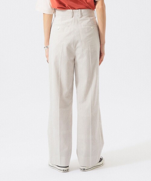 BEAMS BOY（ビームスボーイ）の「シアサッカー スラックス（スラックス・レディース・グレー/ベージュ・1/0/2）」の19枚目の写真