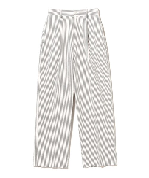 BEAMS BOY（ビームスボーイ）の「シアサッカー スラックス（スラックス・レディース・グレー/ベージュ・1/0/2）」の20枚目の写真