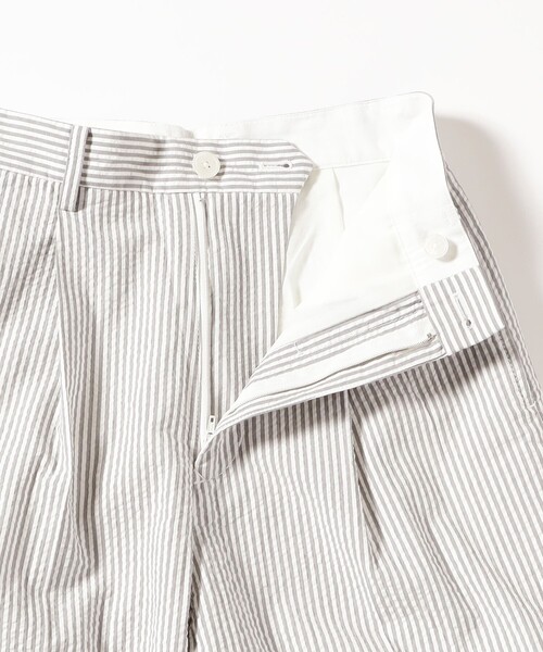 BEAMS BOY（ビームスボーイ）の「シアサッカー スラックス（スラックス・レディース・グレー/ベージュ・1/0/2）」の21枚目の写真