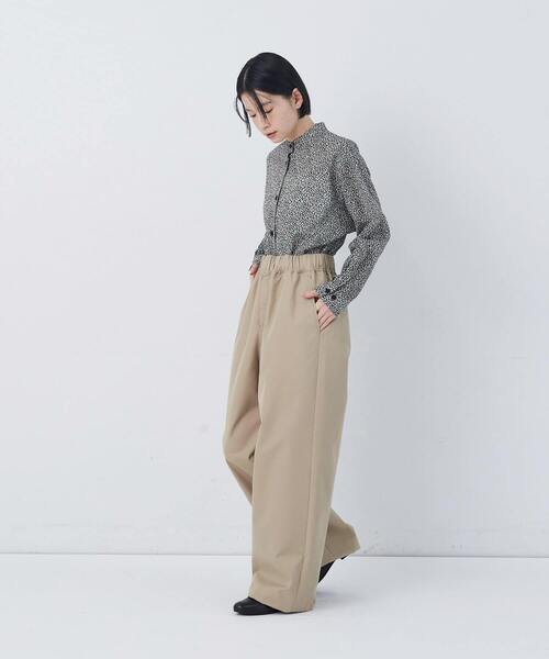 conges payes ADIEU TRISTESSE（コンジェ ペイエ アデュートリステス）の「【FAVE】ストレートパンツ（その他パンツ・レディース・ベージュ/ネイビー/インディゴブルー/レッド・M/L）」の6枚目の写真