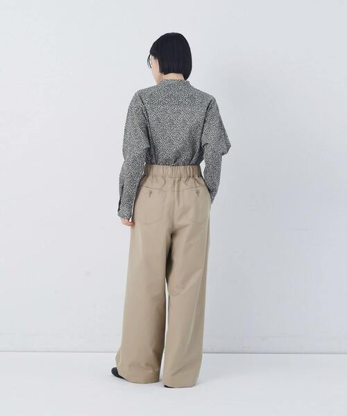 conges payes ADIEU TRISTESSE（コンジェ ペイエ アデュートリステス）の「【FAVE】ストレートパンツ（その他パンツ・レディース・ベージュ/ネイビー/インディゴブルー/レッド・M/L）」の7枚目の写真