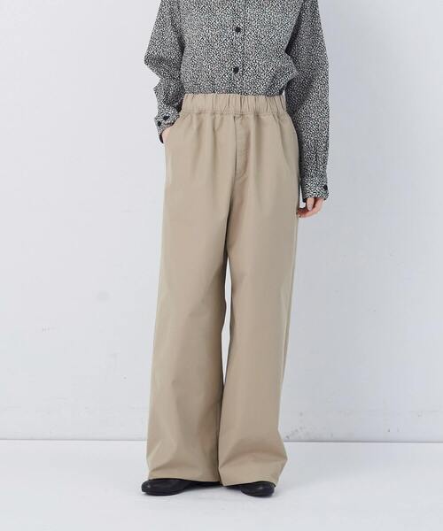 conges payes ADIEU TRISTESSE（コンジェ ペイエ アデュートリステス）の「【FAVE】ストレートパンツ（その他パンツ・レディース・ベージュ/ネイビー/インディゴブルー/レッド・M/L）」の9枚目の写真