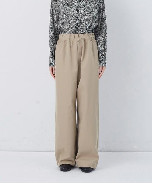 conges payes ADIEU TRISTESSE（コンジェ ペイエ アデュートリステス）の「【FAVE】ストレートパンツ（その他パンツ・レディース・ベージュ/ネイビー/インディゴブルー/レッド・M/L）」の10枚目の写真