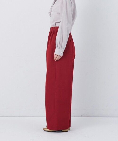 conges payes ADIEU TRISTESSE(コンジェ ペイエ アデュートリステス)の「【FAVE】ストレートパンツ(その他パンツ・レディース・ベージュ/ネイビー/インディゴブルー/レッド・M/L)」の12枚目の写真