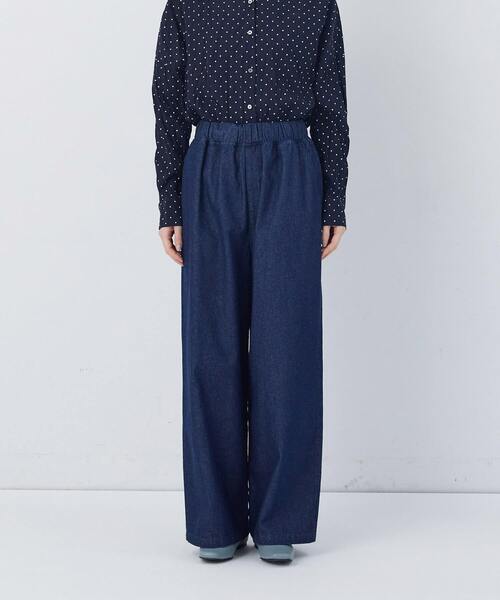 conges payes ADIEU TRISTESSE（コンジェ ペイエ アデュートリステス）の「【FAVE】ストレートパンツ（その他パンツ・レディース・ベージュ/ネイビー/インディゴブルー/レッド・M/L）」の22枚目の写真