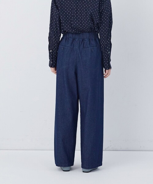 conges payes ADIEU TRISTESSE(コンジェ ペイエ アデュートリステス)の「【FAVE】ストレートパンツ(その他パンツ・レディース・ベージュ/ネイビー/インディゴブルー/レッド・M/L)」の21枚目の写真