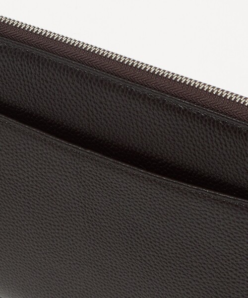 A DAY IN THE LIFE UNITED ARROWS(アデイインザライフユナイテッドアローズ)の「レザー ミニ クラッチバッグ<A DAY IN THE LIFE>(トートバッグ・メンズ・ブラック/ダークブラウン・FREE)」の11枚目の写真