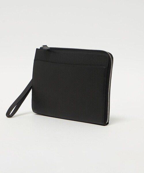 A DAY IN THE LIFE UNITED ARROWS(アデイインザライフユナイテッドアローズ)の「レザー ミニ クラッチバッグ<A DAY IN THE LIFE>(トートバッグ・メンズ・ブラック/ダークブラウン・FREE)」の13枚目の写真