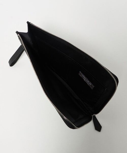 A DAY IN THE LIFE UNITED ARROWS(アデイインザライフユナイテッドアローズ)の「レザー ミニ クラッチバッグ<A DAY IN THE LIFE>(トートバッグ・メンズ・ブラック/ダークブラウン・FREE)」の14枚目の写真