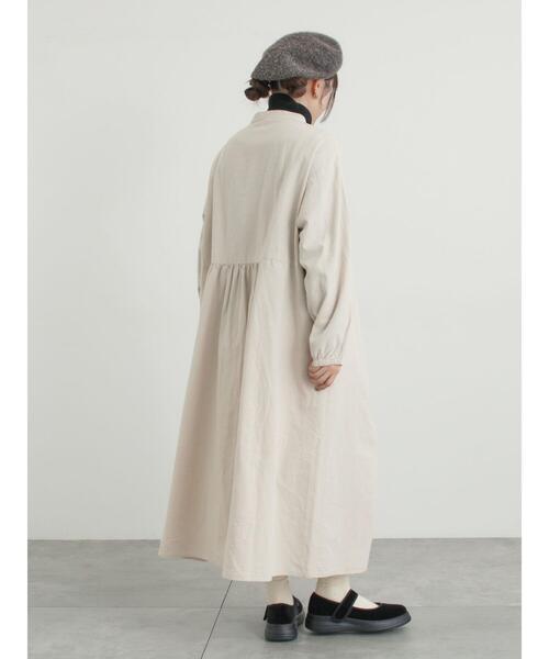 Samansa Mos2(サマンサ モスモス)の「【S/Mサイズ】切替配色刺繍ワンピース(ワンピース・レディース・モカ/ベージュ/ブラック・M/S)」の16枚目の写真