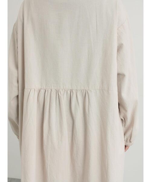 Samansa Mos2(サマンサ モスモス)の「【S/Mサイズ】切替配色刺繍ワンピース(ワンピース・レディース・モカ/ベージュ/ブラック・M/S)」の11枚目の写真