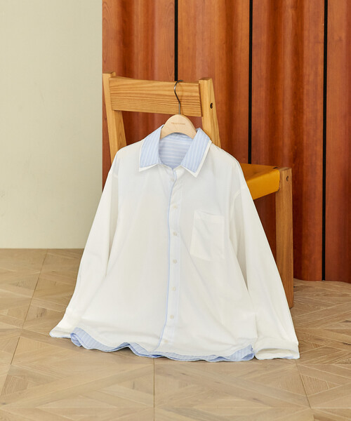 レイヤード風 デザインシャツ（シャツ/ブラウス）｜FREAK'S STORE