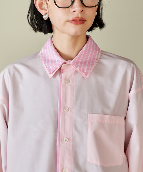 レイヤード風 デザインシャツ（シャツ/ブラウス）｜FREAK'S STORE