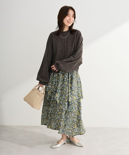 Green Parks(グリーンパークス)の「ヴィンテージ加工ドルマンカットプルオーバー(Tシャツ/カットソー・レディース・チャコールグレー/ベージュ/オレンジ・FREE)」の20枚目の写真