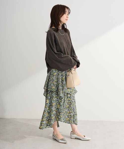 Green Parks(グリーンパークス)の「ヴィンテージ加工ドルマンカットプルオーバー(Tシャツ/カットソー・レディース・チャコールグレー/ベージュ/オレンジ・FREE)」の21枚目の写真