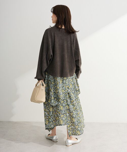 Green Parks(グリーンパークス)の「ヴィンテージ加工ドルマンカットプルオーバー(Tシャツ/カットソー・レディース・チャコールグレー/ベージュ/オレンジ・FREE)」の22枚目の写真