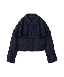 LILY BROWN（リリーブラウン）の「2wayエンブロイダリーケープコート（ピーコート）」