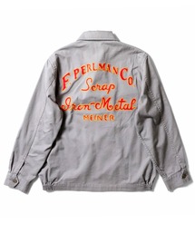 Revo.（レボ）の「HOUSTON ヒューストン COTTON HARRINGTON JACKET ロゴ チェーン刺繍 コットン ハリントンジャケット（ブルゾン）」