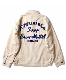 Revo.（レボ）の「HOUSTON ヒューストン COTTON HARRINGTON JACKET ロゴ チェーン刺繍 コットン ハリントンジャケット（ブルゾン）」