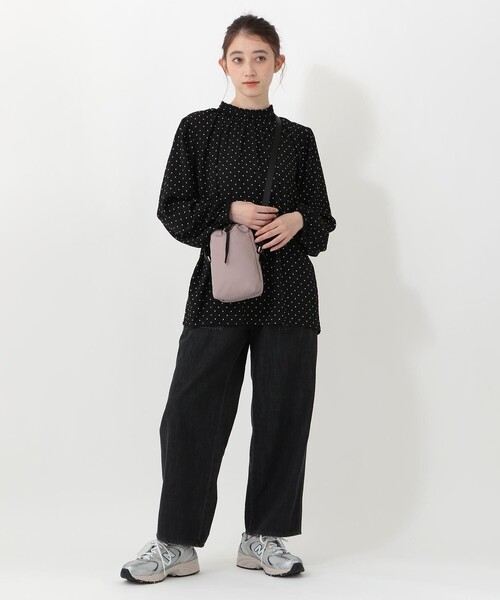 Afternoon Tea(アフタヌーンティー)の「ミニショルダーバッグ/撥水加工素材(ショルダーバッグ・レディース・ピンクベージュ・ONE SIZE)」の3枚目の写真