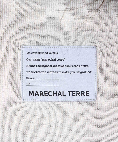 Cepica(セピカ)の「MARECHAL TERRE / マルシャルテル】ニットコンビネーションカーディガン(カーディガン/ボレロ・レディース・アイボリー/グレー・FREE)」の7枚目の写真
