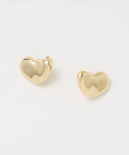 UNITED ARROWS（ユナイテッドアローズ）の「デフォームドハート イヤリング（イヤリング・レディース・ゴールド/シルバー・FREE）」の5枚目の写真