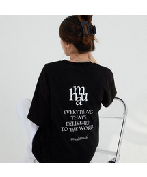 レタリングロゴ半袖Tシャツ[2色]