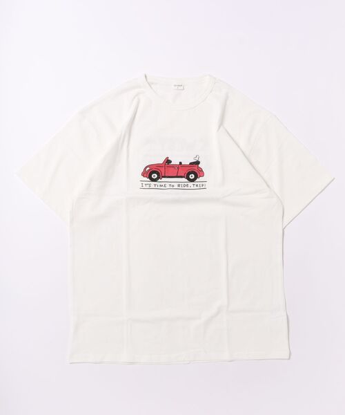 2nd(セカンド)の「ジーンズベーセカンド WEST ADVENTURE Tシャツ フリーサイズ(Tシャツ/カットソー・メンズ・オフホワイト・F)」の1枚目の写真