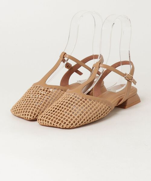 Daniella&GEMMA(ダニエラアンドジェマ)の「Tストラップメッシュサンダル(サンダル・レディース・ブラック/ベージュ・40/39/38/37/36)」の21枚目の写真