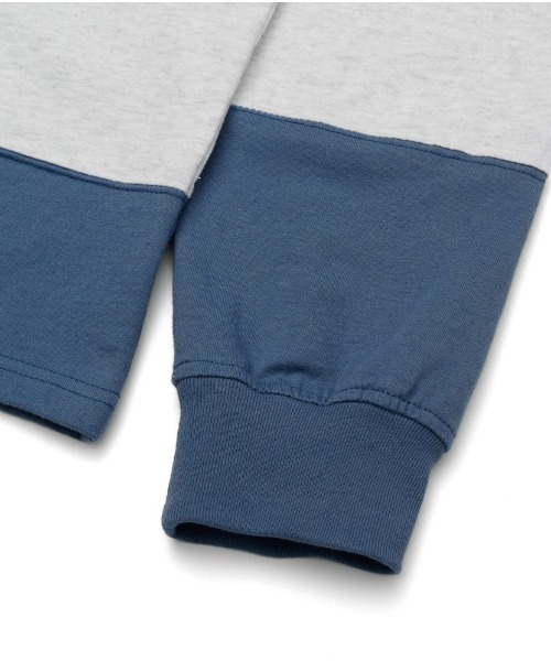 AMESWORLDWIDE（アメスワールドワイド）の「A'GEM/9 × .kom 『AMESWORLDWIDE/アメスワールドワイド』 BIG STRIPE RUGBY LS TEE/ビッグボーダーラグビー ロングスリーブ（Tシャツ/カットソー・レディース・ブルー/レッド・M）」の8枚目の写真