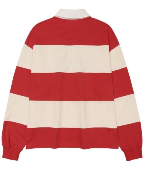AMESWORLDWIDE（アメスワールドワイド）の「A'GEM/9 × .kom 『AMESWORLDWIDE/アメスワールドワイド』 BIG STRIPE RUGBY LS TEE/ビッグボーダーラグビー ロングスリーブ（Tシャツ/カットソー・レディース・ブルー/レッド・M）」の19枚目の写真