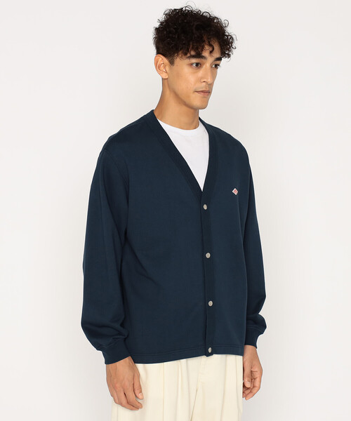 DANTON(ダントン)の「Men's Cotton Terry V-neck Cardigan(その他トップス・メンズ・チャコール/グレー/アイボリー/ダークグリーン/ネイビー・44/42/40)」の7枚目の写真
