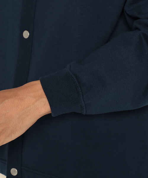 DANTON(ダントン)の「Men's Cotton Terry V-neck Cardigan(その他トップス・メンズ・チャコール/グレー/アイボリー/ダークグリーン/ネイビー・44/42/40)」の12枚目の写真