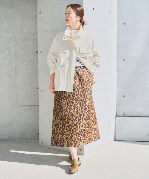 IENA（イエナ）の「ウォッシャブルライトスタンドブルゾン（その他アウター・レディース・アイボリー/チャコールグレー・FREE）」の16枚目の写真