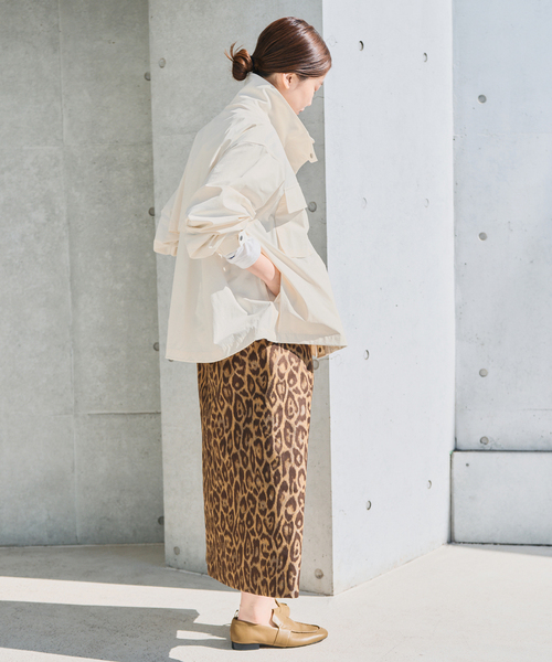 IENA（イエナ）の「ウォッシャブルライトスタンドブルゾン（その他アウター・レディース・アイボリー/チャコールグレー・FREE）」の19枚目の写真