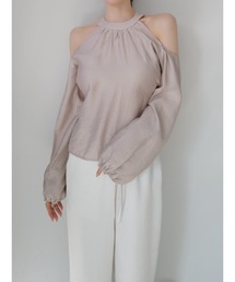 celon（セロン）の「halter neck chiffon blouse（シャツ/ブラウス）」