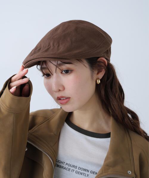FREE'S MART(フリーズマート)の「ヘビーツイルハンチング(ハンチング/ベレー帽・レディース・ブラック/ブラウン・フリ-)」の2枚目の写真