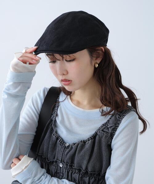 FREE'S MART(フリーズマート)の「ヘビーツイルハンチング(ハンチング/ベレー帽・レディース・ブラック/ブラウン・フリ-)」の9枚目の写真