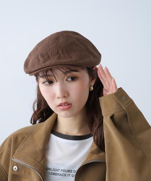 FREE'S MART(フリーズマート)の「ヘビーツイルハンチング(ハンチング/ベレー帽・レディース・ブラック/ブラウン・フリ-)」の4枚目の写真