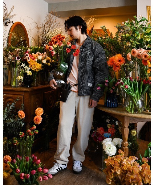 #Re:room(リルーム)の「フラワーワッペンウォッシュドスウェットパンツ(スウェットパンツ・メンズ・ベージュ/ブラック/ブルー・SMALL/MEDIUM)」の18枚目の写真