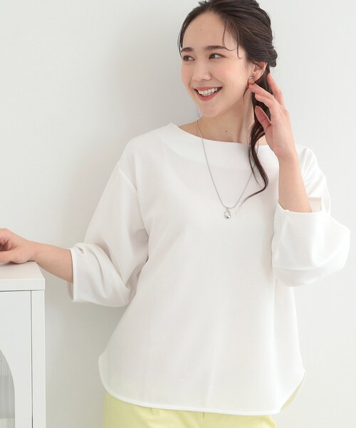 2点セット/7分袖】ランタンスリーブで女性らしい インせず着られる