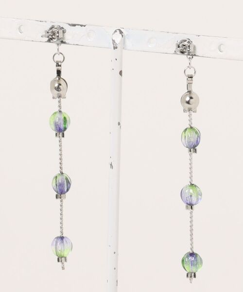 tone（トーン）の「【TOMEI LAB】グラデーション チェーン ピアス(MA)（ピアス（両耳用）・レディース・ブルー系その他/イエロー系その他・FREE）」の13枚目の写真