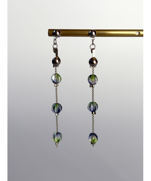 tone（トーン）の「【TOMEI LAB】グラデーション チェーン ピアス(MA)（ピアス（両耳用）・レディース・ブルー系その他/イエロー系その他・FREE）」の9枚目の写真
