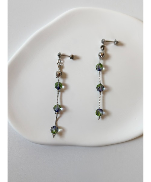 tone（トーン）の「【TOMEI LAB】グラデーション チェーン ピアス(MA)（ピアス（両耳用）・レディース・ブルー系その他/イエロー系その他・FREE）」の11枚目の写真