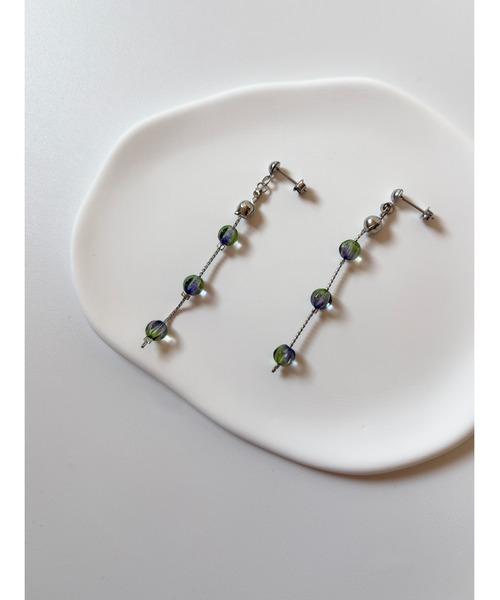 tone（トーン）の「【TOMEI LAB】グラデーション チェーン ピアス(MA)（ピアス（両耳用）・レディース・ブルー系その他/イエロー系その他・FREE）」の12枚目の写真