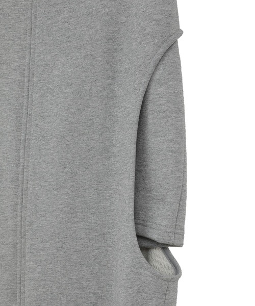 CLANE（クラネ）の「【CLANE/クラネ】CIRCLE CUT SWEAT SKIRT/サークルカットスウェットスカート（スカート・レディース・グレー/ブラック・0/1）」の7枚目の写真