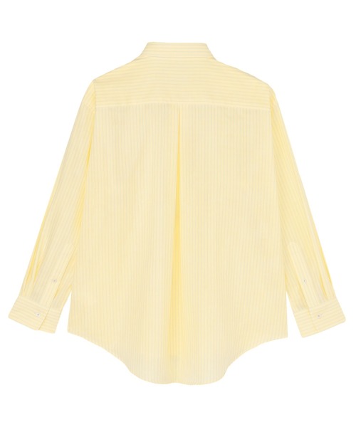 TOKYO SHIRTS（トウキョウシャツ）の「【Pitta Re:)】ふわっとガーゼシャツ ワイドシルエット 長袖 綿100% レディース カジュアルシャツ（シャツ/ブラウス・レディース・イエロー・M/L）」の2枚目の写真