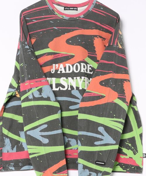Little sunny bite(リトルサニーバイト)の「【Little Sunny Bite】Jadore LSB top(Tシャツ/カットソー・レディース・ブラック・MEDIUM)」の2枚目の写真
